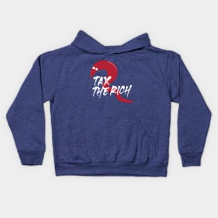 Tax the Rich - Worm on a string Kids Hoodie